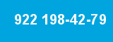 922 198-42-79 922 198-42-79